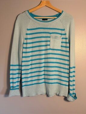 Talbots Striped Knit Sweater size Medium